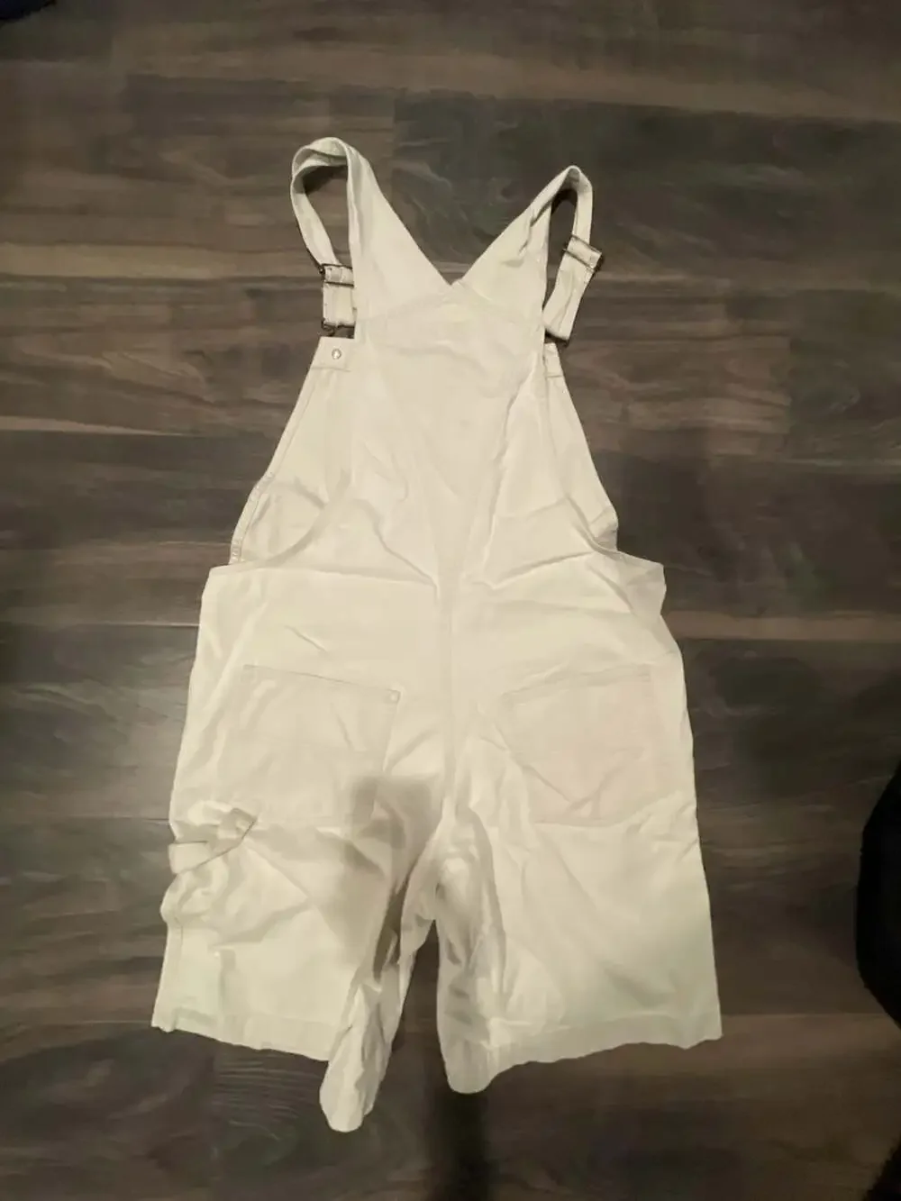 Polo Jeans Co. Ralph Lauren Vintage White Denim Shortalls